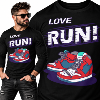 LONGSLEEVE  ŚMIESZNY LOVE SNEAKER